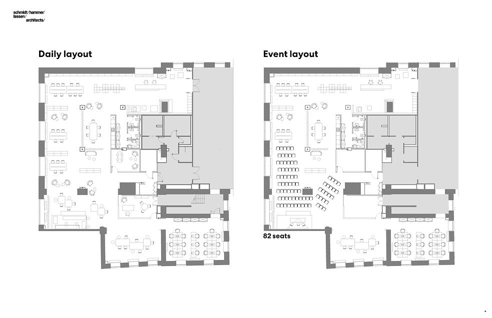 Bibliothek Raumkonzept Layouts 