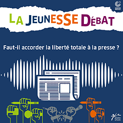 PASCH Tunesien: Jugend debattiert über die Pressefreiheit, Plakat