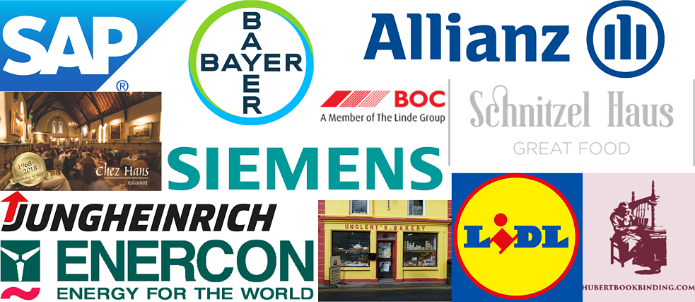 Logos of the partner companies in the project