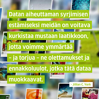 Kleine Bilder schweben in der Luft