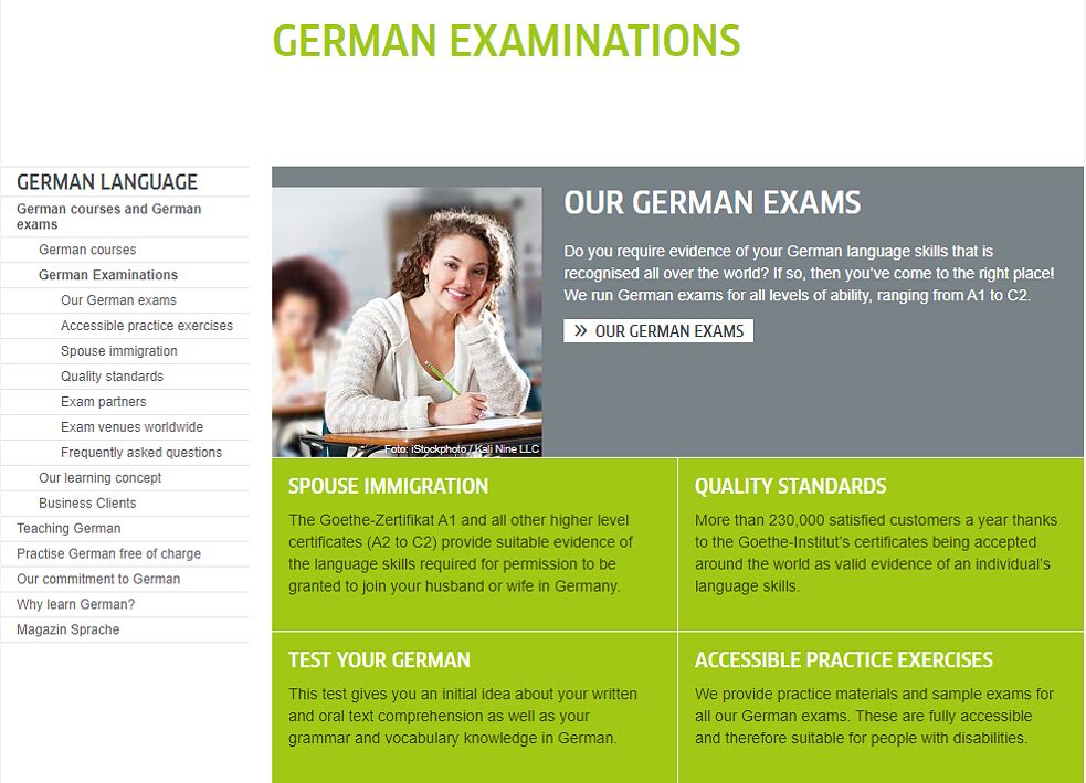 Plain English: German Exams