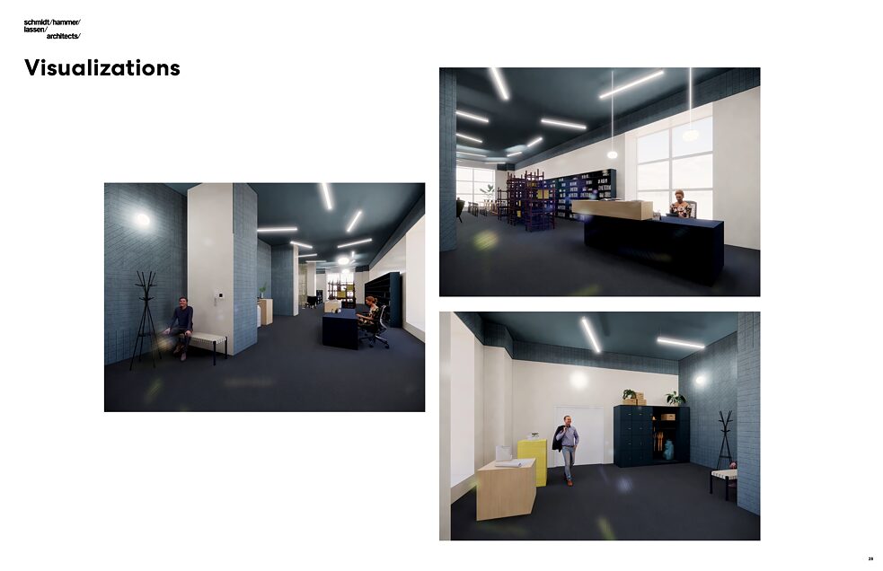 Bibliothek Raumkonzept Visualisierung 2