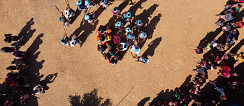 Still from the video documentary Mro Cho Plong Hon Plai, a music and dance performance of the Mro community in Bandarban, recorded in Ramri Para 