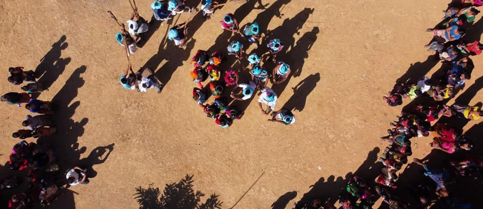 Still from the video documentary Mro Cho Plong Hon Plai, a music and dance performance of the Mro community in Bandarban, recorded in Ramri Para 