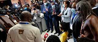 Abertura da oficína de restauro no MNA