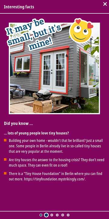 Screenshot of the app: Deutschland.Kennen.Lernen | Fact slideshow