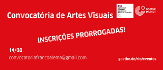 CONVOCATÓRIA DE ARTES VISUAIS: inscrições prorrogadas