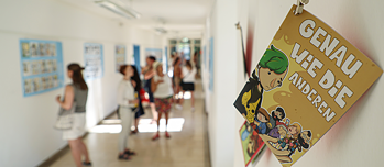 Eröffnung der Comic-Ausstellung im Goethe-Institut Schwäbisch Hall