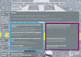 German Careers Day 2022 Program ©   German Careers Day 2022 Program