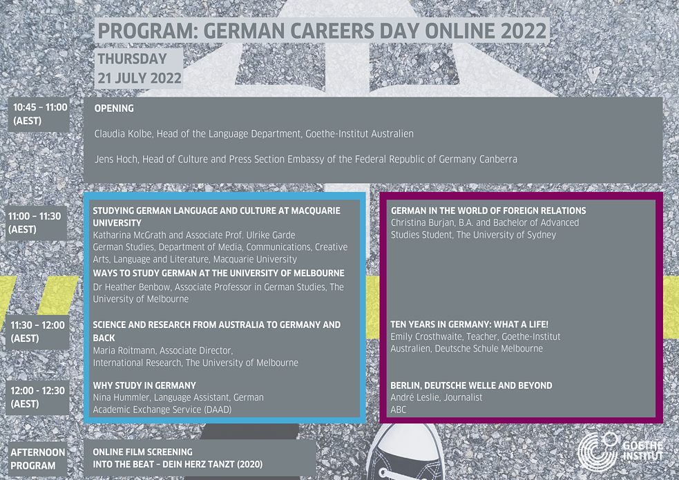 German Careers Day 2022 Program
