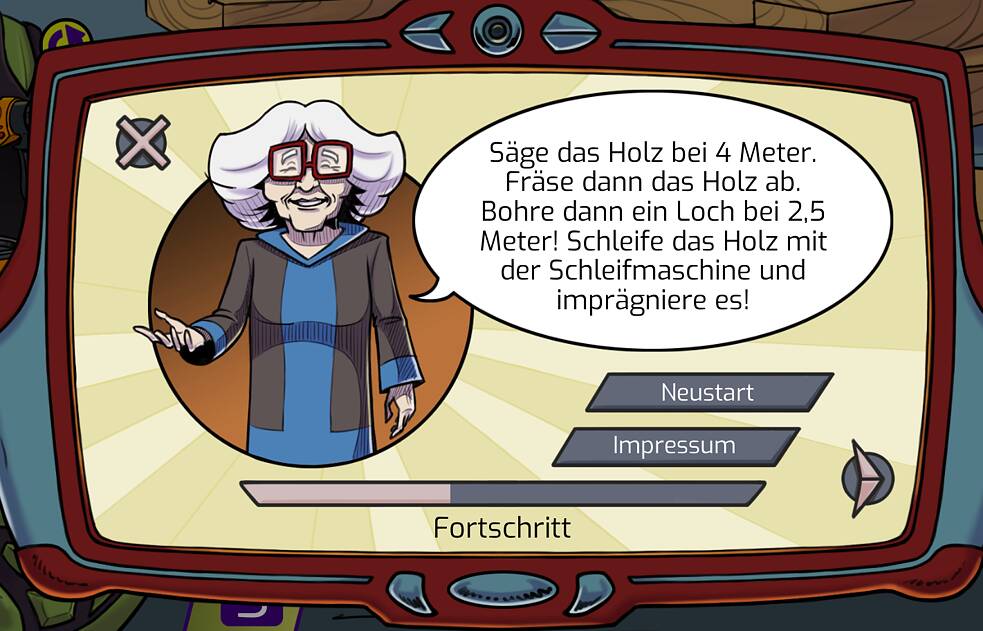 Screenshot aus dem Spiel "Der Superhelden-Campus"