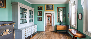 Goethes Wohnhaus, Raumflucht in Richtung ins Urninozimmer