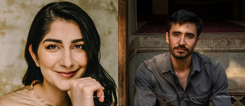 Die Autor*innen Waslat Hasrat-Nazimi und Matthieu Aikins  