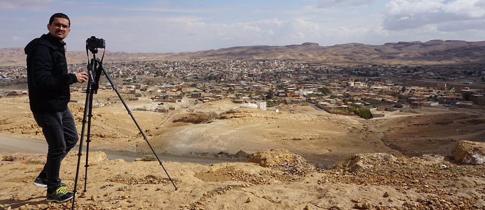 Ein Fotograf des Kollektivs bei der Arbeit