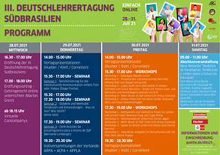 Deutschlehrertagung - Programm &copy; Goethe-Institut Deutschlehrertagung - Programação