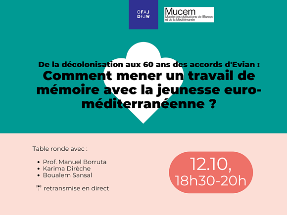 Table ronde sur le travail de mémoire avec la jeunesse euro-méditerranéenne 