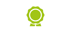 grünes Qualitätssiegel-Symbol