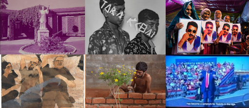 Eine Ausstellung, kuratiert von Vidisha-Fadescha, Party Office. 