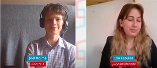 Joel Kojma, der Sieger des Internationalen Finales