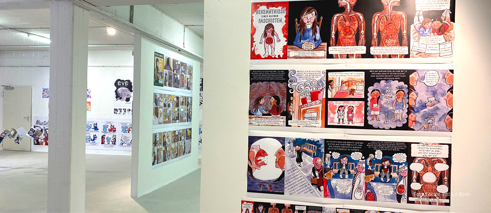 Neben Comics in großen Formaten gibt es auch das traditionelle Comic Heft zu lesen