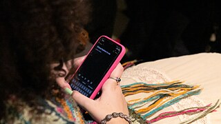 Teilnehmerin während des Sustainable Fashion Symposium