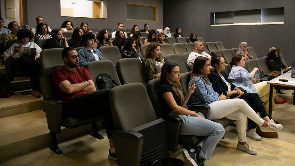 Participants of the Sustainable Fashion Symposium at Birzeit University