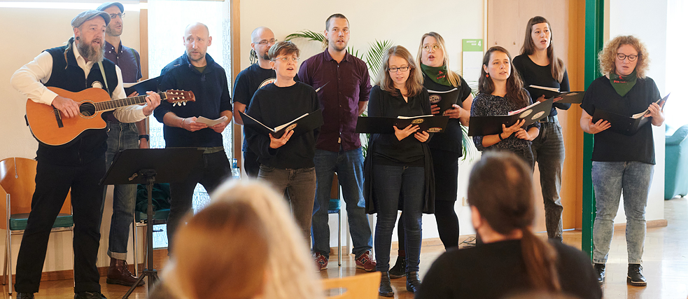 Musikalischer Beitrag vom Chorensemble PirMoll