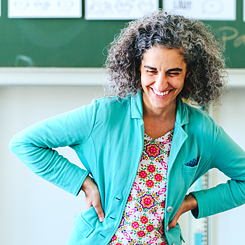 Die Künstlerin Nazanin Zandi