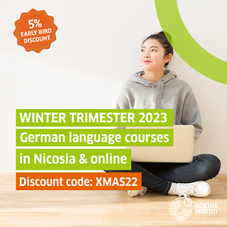 German language courses for children, teenagers or adults in Nicosia or online: 5% discount for early booking 15.12.2022