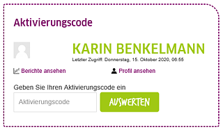 Aktivierungscode  ©    Aktivierungscode 