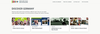 „Mein Weg nach Deutschland“ – Screenshot Discover Germany
