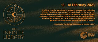 The Infinite Library / Website Banner