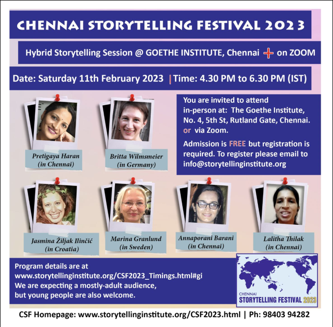 Chennai Storytelling Festival 2023