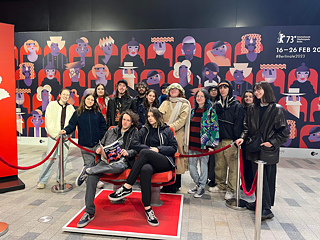 Les étudiant.e.s en cinéma du Collège Maisonneuve à Berlin