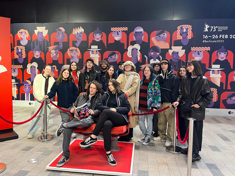 Film students of Collège Maisonneuve in Berlin