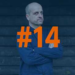 An image of Matthew Herbert with the number fourteen in orange over him 