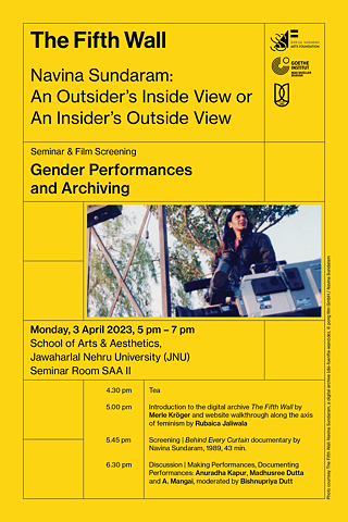 THE FIFTH WALL: Gender performances and Archiving © Sher-Gil Sundaram Arts Foundation &copy; © Sher-Gil Sundaram Arts Foundation THE FIFTH WALL: Gender performances and Archiving
