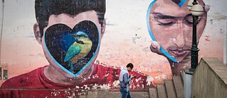 Straßenkunst in Barranco (Lima)