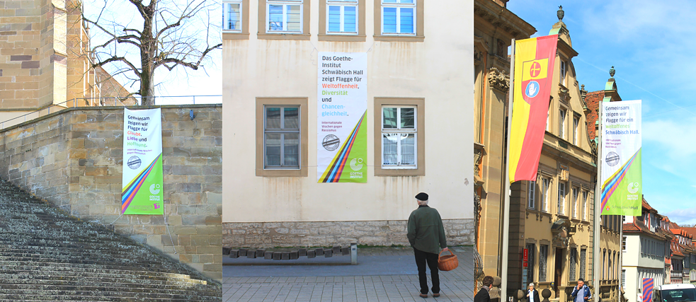 Flaggen an öffentlichen Plätzen in Schwäbisch Hall 