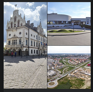 Ich wohne in Rzeszów im Stadtzentrum. Rzeszów ist schön und grün. Meine Wohnsiedlung ist modern. In der Nähe gibt es meine Schule. Meine Schule ist sehr groß.Wir haben 1040 Schüler. Meine Schulfreunde wohnen auch hier.