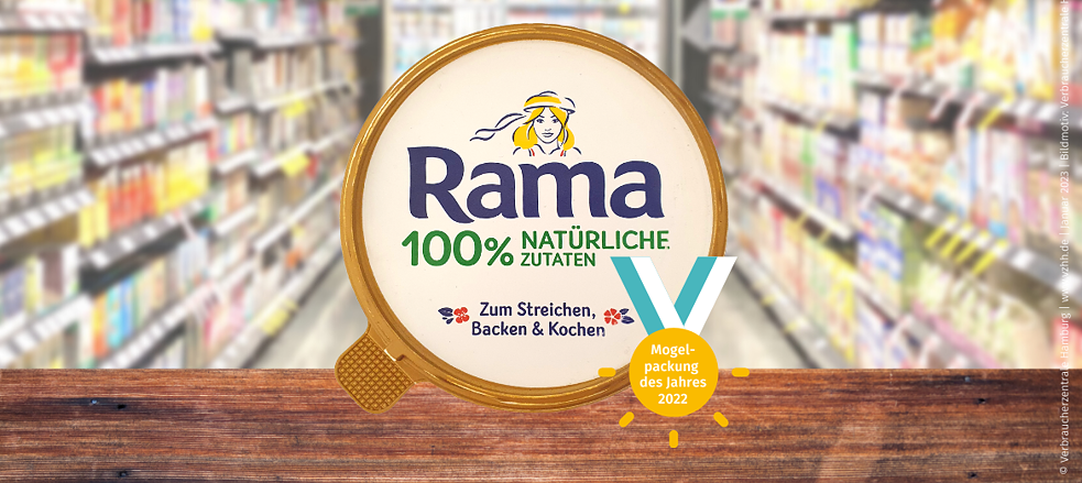 Yes, the productions costs have gone up and a price increase would have been justifiable. But not 20% all in one go, and with less content in the same container. That’s why the Consumer Protection Centre in Hamburg picked Rama for the “slack fill of the year” award in 2022. 