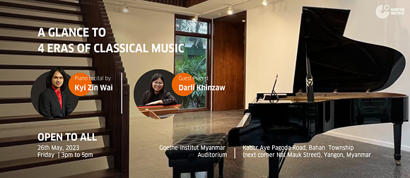 Piano concert by Kyi Zin Wai