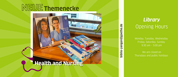 Themenecke „Gesundheit und Pflege“ 