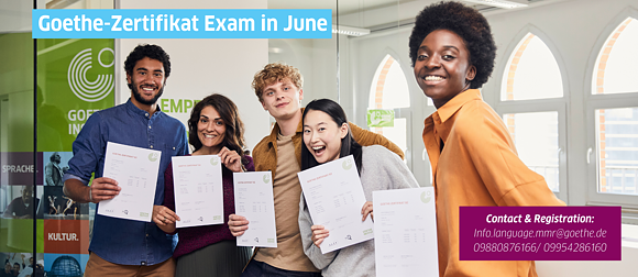 Exam schedule in June at Goethe-Institut Myanmar