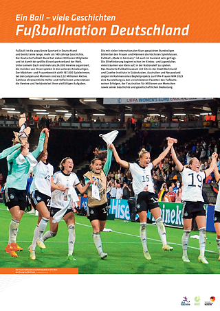 Poster zum Thema Fußball in Deutschland