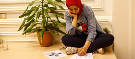 Woman sitting