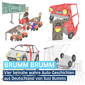 Vier beinahe wahre Autogeschichten von Susi Bumms