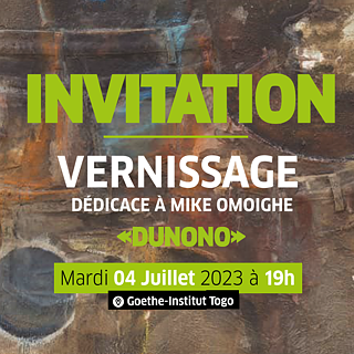 Anzeige DUNONO &copy; Goethe-Institut DUNONO, "dédicace a mike OMOIGHE"