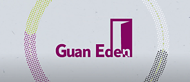 Picture with writing "Guan Eden"