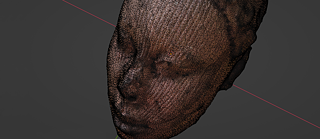 Yksityiskohta teoksesta ”The Archive/ a work in progress”, Jean-Ulrick Désert, 2023 